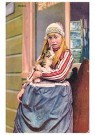A.N.B.  - 
Mädchen mit Katze im Arm (Marken) -
Postkaarten-set - 
1C2232-1
