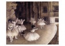 Edgar Degas (1834-1917)  - 
Ballett-Probe auf der Bühne -
Postkaarten-set - 
A10145-1