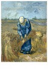 Vincent van Gogh (1853-1890)  - 
Bäuerin beim Garbenbinden (nach Millet), 1889 -
Postkaarten-set - 
A104046-1