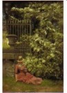 Emile Claus (1849-1924)  - 
Lesende, Der Vortrag -
Postkaarten-set - 
A10697-1