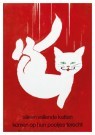 Frans Mettes (1909-1984)  - 
Nur fallende Katzen steigen auf die Pfoten -
Postkaarten-set - 
A11830-1