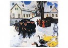 Edvard Munch(1863-1944)  - 
Die Dorfstraße -
Postkaarten-set - 
A14581-1