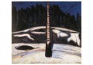 Edvard Munch(1863-1944)  - 
Birke im Schnee -
Postkaarten-set - 
A14597-1