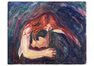 Edvard Munch(1863-1944)  - 
Vampir -
Postkaarten-set - 
A17472-1