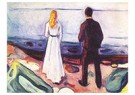 Edvard Munch(1863-1944)  - 
Zwei Leute, die Einsamen -
Postkaarten-set - 
A17913-1