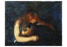 Edvard Munch(1863-1944)  - 
Vampir -
Postkaarten-set - 
A18080-1