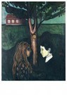 Edvard Munch(1863-1944)  - 
Angesicht zu Angesicht -
Postkaarten-set - 
A18179-1