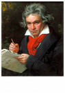 Joseph K. Stieler (1781-1857)  - 
Portrait of Ludwig von Beethoven when composing -
Postkaarten-set - 
A200038-1