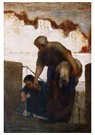 Honoré Daumier (1808-1879)  - 
Die Wäscherin / La lavandeuse -
Postkaarten-set - 
A24493-1