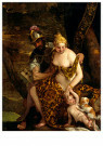 Paolo Veronese (1528-1588)  - 
Venus, Cupid and Mars, circa 1580 -
Postkaarten-set - 
A26633-1