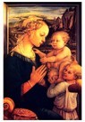 Fra filippo Lippi (1406-1469)  - 
Jungfrau mit Kindern, -
Postkaarten-set - 
A27960-1