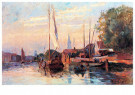 Albert Lebourg (1849-1928)  - 
View of Delft, Sunset, 1896 -
Postkaarten-set - 
A49521-1