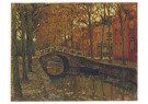 Henri le Sidaner (1862-1939)  - 
The Delft Canal, 1913 -
Postkaarten-set - 
A50401-1