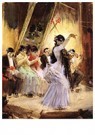 Anders Zorn (1860-1920)  - 
Café Cantante in Madrid, 1884 -
Postkaarten-set - 
A54209-1