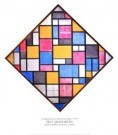 Piet Mondriaan (1872-1944)  - 
Compositie ruitvorm -
Postkaarten-set - 
PS844-1