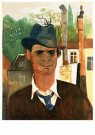 Felix Nussbaum (1904-1944)  - 
Self-Portrait in a Hat, circa 1938 -
Postkaarten-set - 
QA30878-1