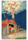A.N.B.  - 
Maria, Josef und Jesus mit Weihnachtsengeln -
Postkaarten-set - 
QA97112-1