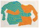 Yolanda van Dijk (1953)  - 
Dijk, v./T-shirts  Zeefdruk -
Postkaarten-set - 
QC0156-1