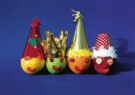 Sietske de Vries  - 
S.de Vries/Fruit met hoedjes -
Postkaarten-set - 
QC9788-1