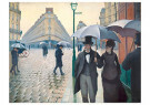Gustave Caillebotte (1848-1894 - 
Straat in Parijs, regenachtig -
Boeken, schrijfwaren, etc.-set - 
RPC035-1