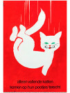 Frans Mettes (1909-1984)  - 
Alleen vallende katjes komen -
Postkaarten-set - 
RPCA11830-1
