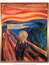 Edvard Munch(1863-1944)  - 
De schreeuw / The Scream -
Postkaarten-set - 
RPCA11893-1