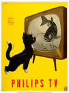Jan Wijga (1902-1978)  - 
Philips TV, 1951 -
Postkaarten-set - 
RPCA12207-1