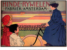 J.G.van Caspel (1870-1926)  - 
Hinde rijwielen -
Postkaarten-set - 
RPCA1812-1