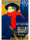 Henri de Toulouse-Lautrec  - 
Ambassadeurs, Aristide Bruant, -
Postkaarten-set - 
RPCA24404-1